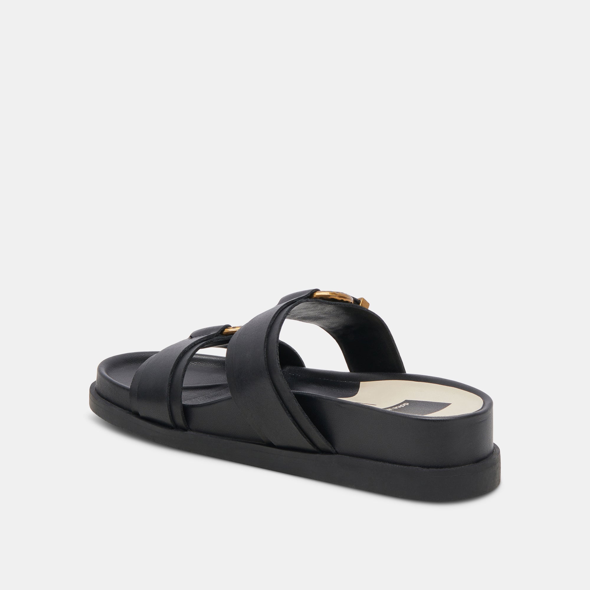 SOYA SANDALS ONYX LEATHER - re:vita
