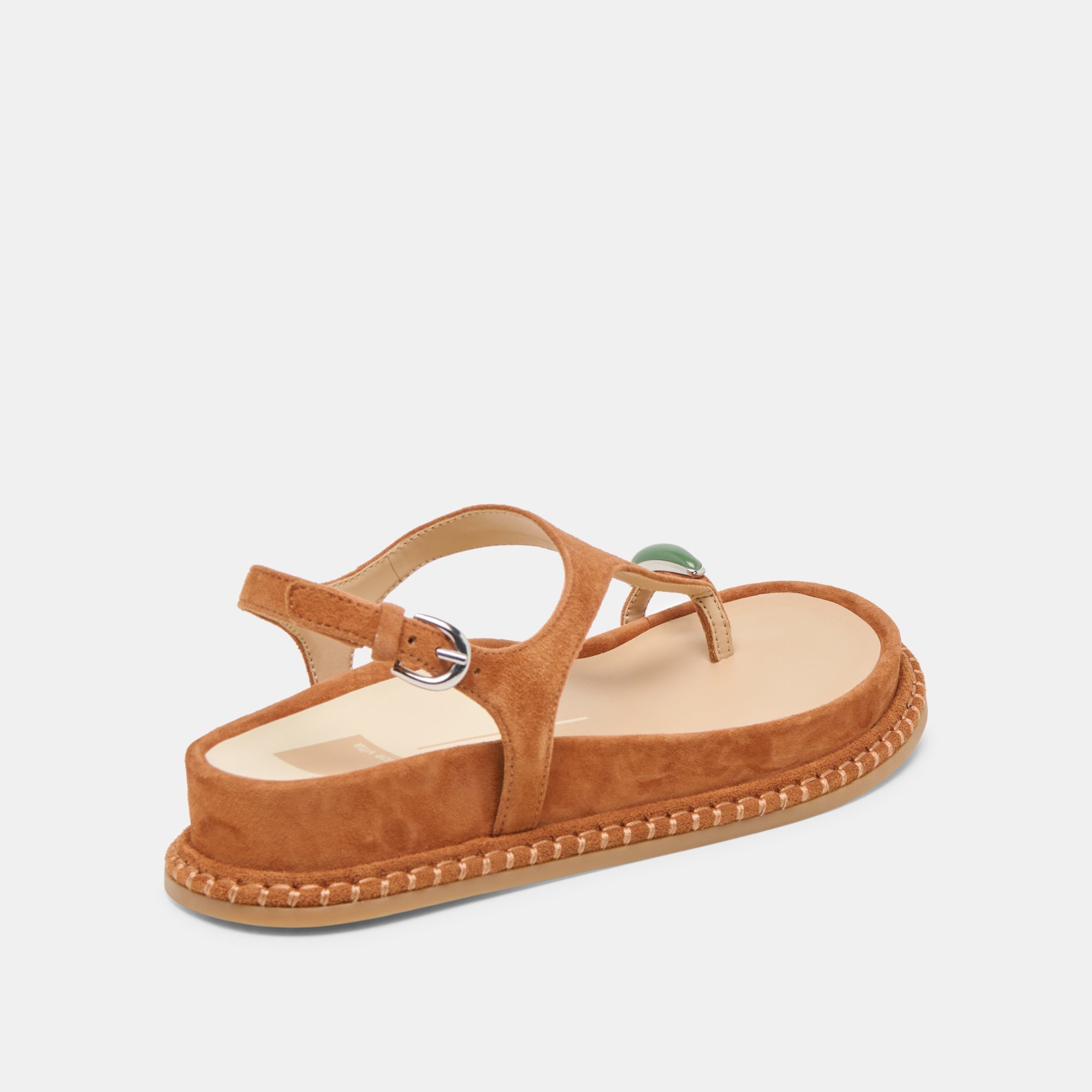 STEFAN GEMSTONE SANDALS CARAMEL SUEDE