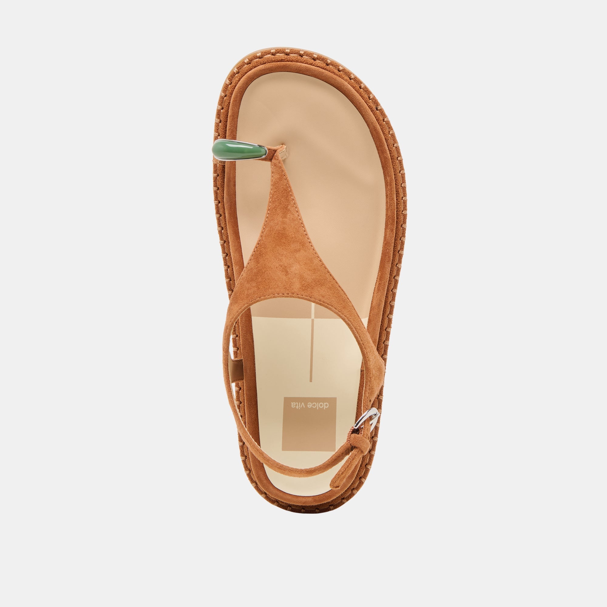 STEFAN GEMSTONE SANDALS CARAMEL SUEDE