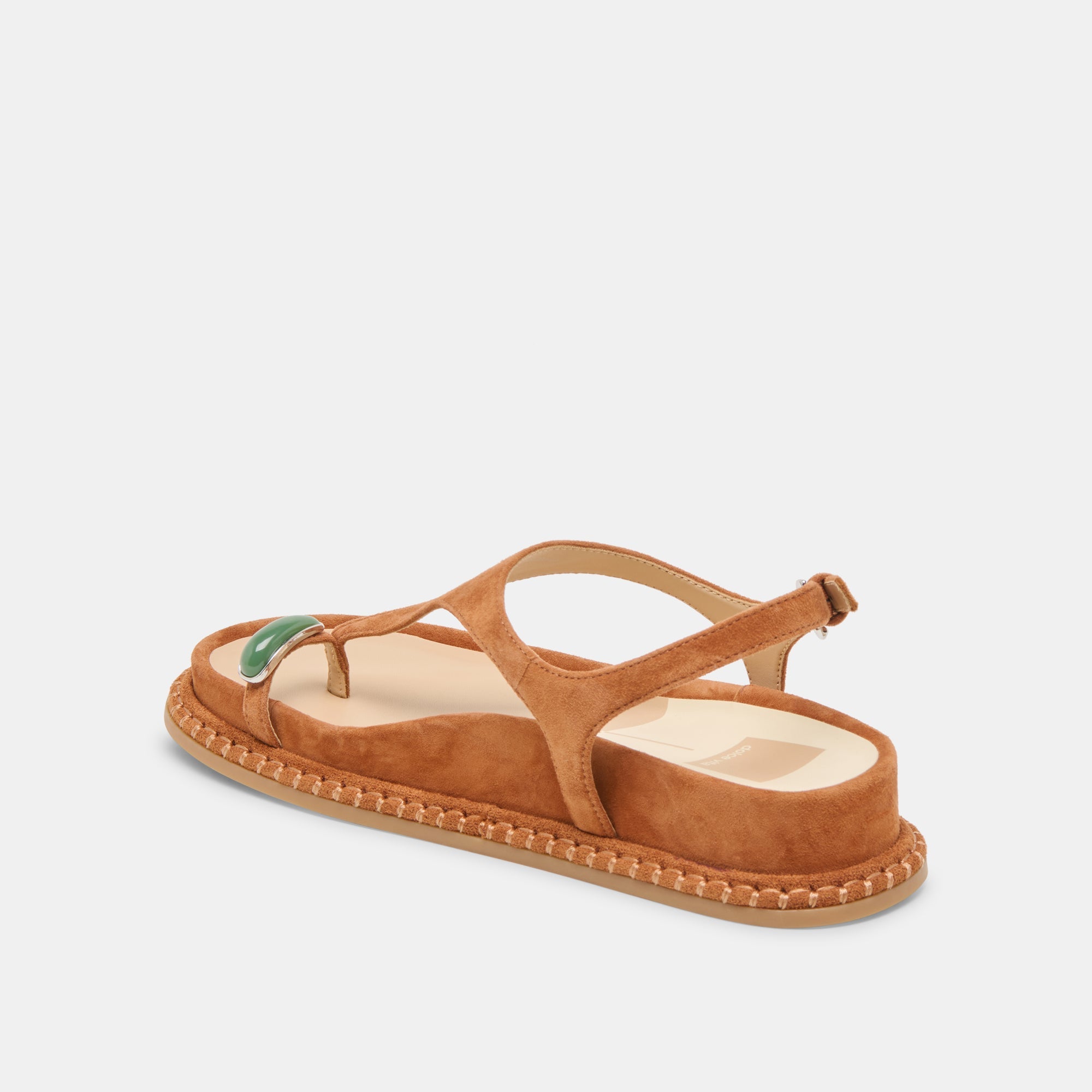 STEFAN GEMSTONE SANDALS CARAMEL SUEDE