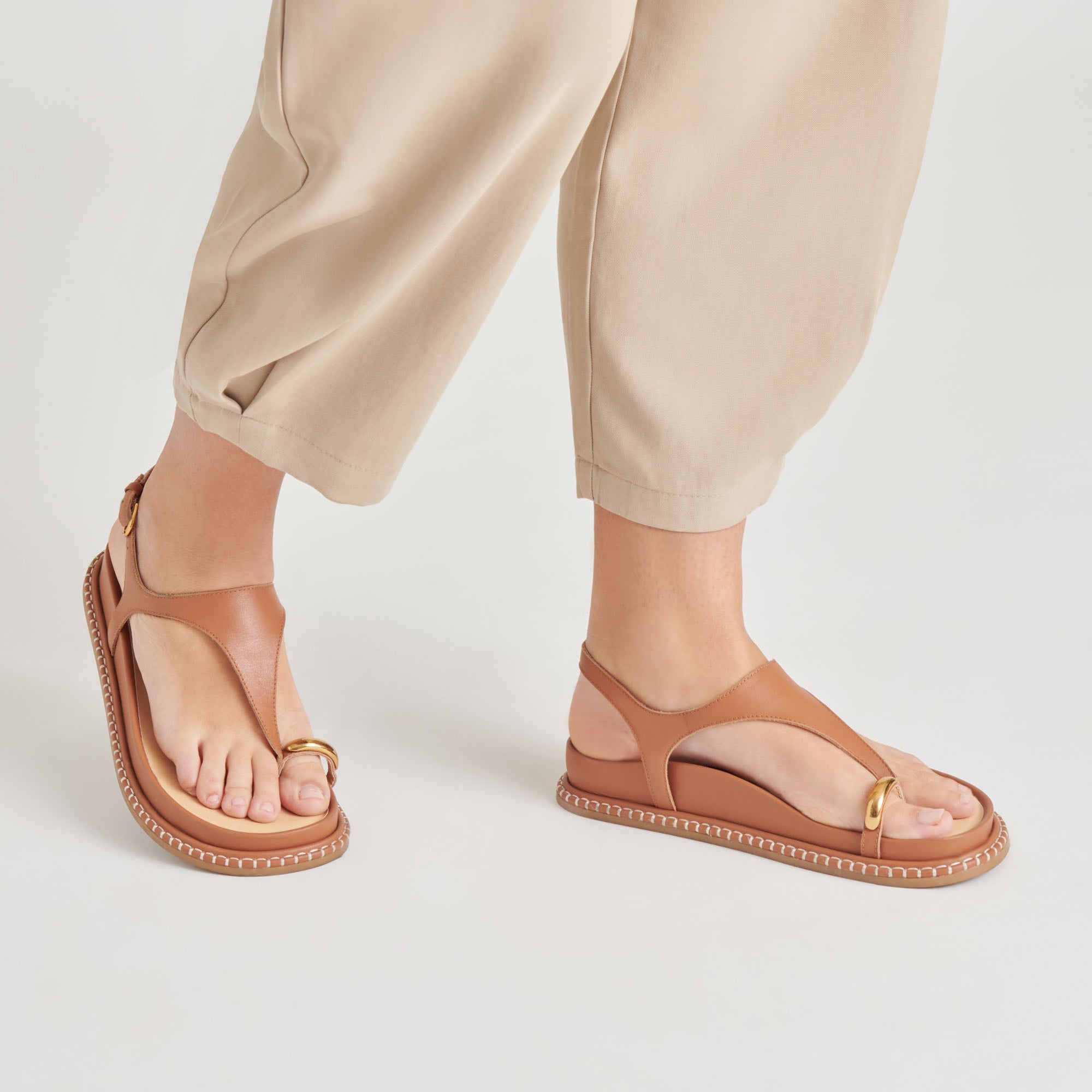 STEFAN SANDALS SADDLE LEATHER