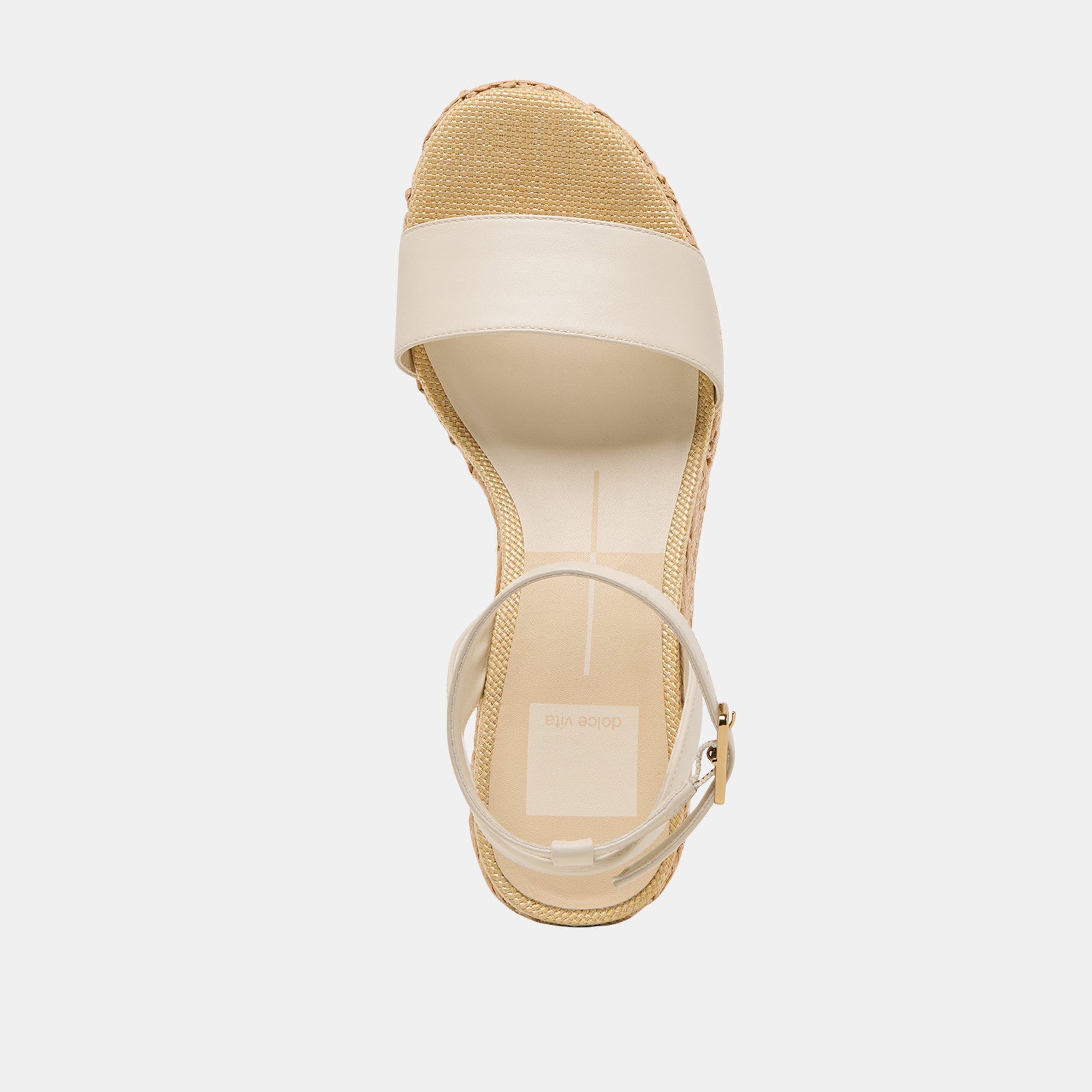 TALISA WEDGES IVORY LEATHER