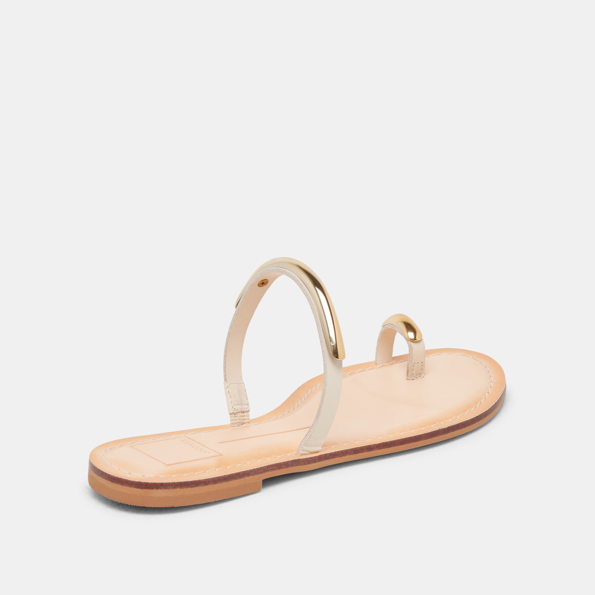 WINK WIDE SANDALS BONE LEATHER