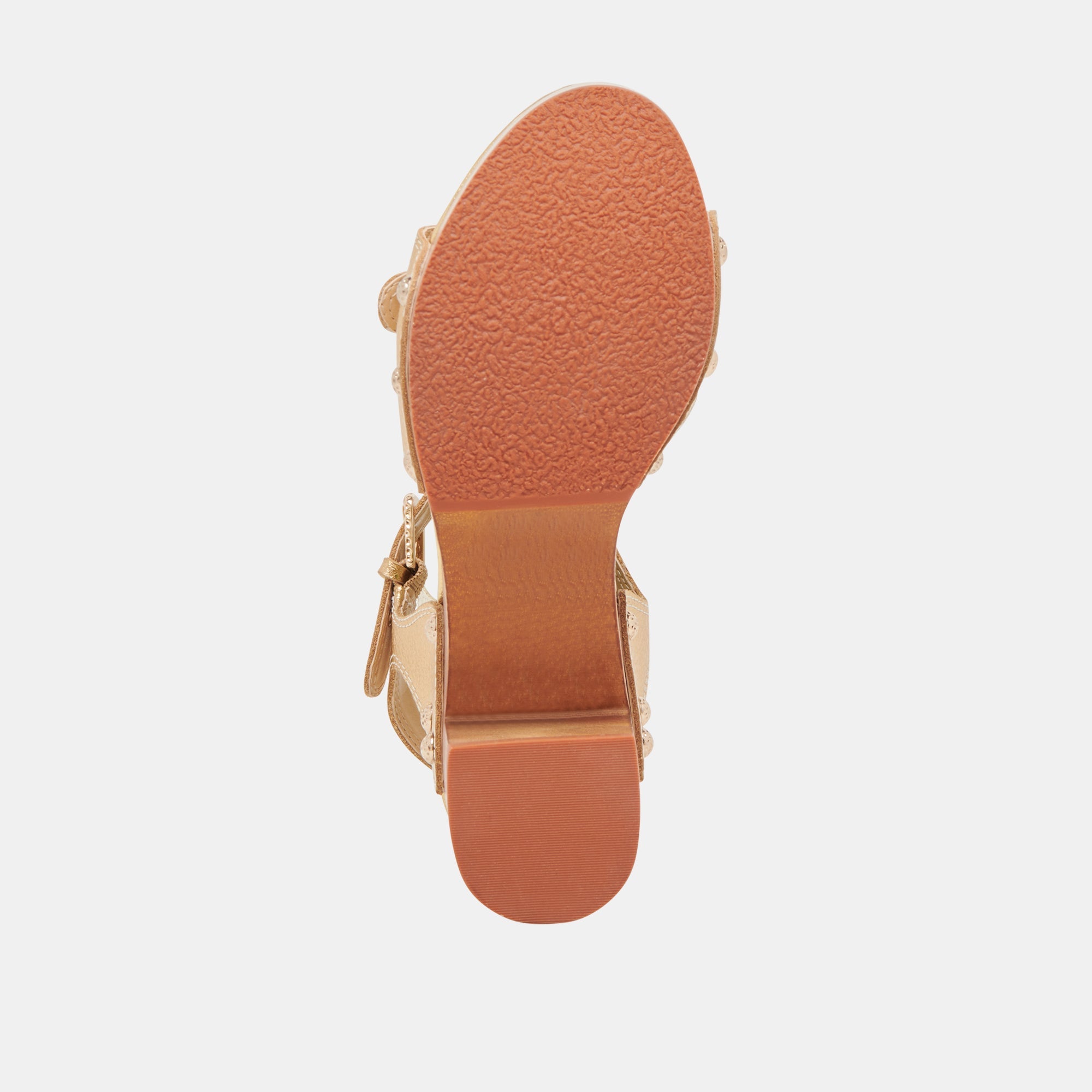 YANDY HEELS GOLD LEATHER