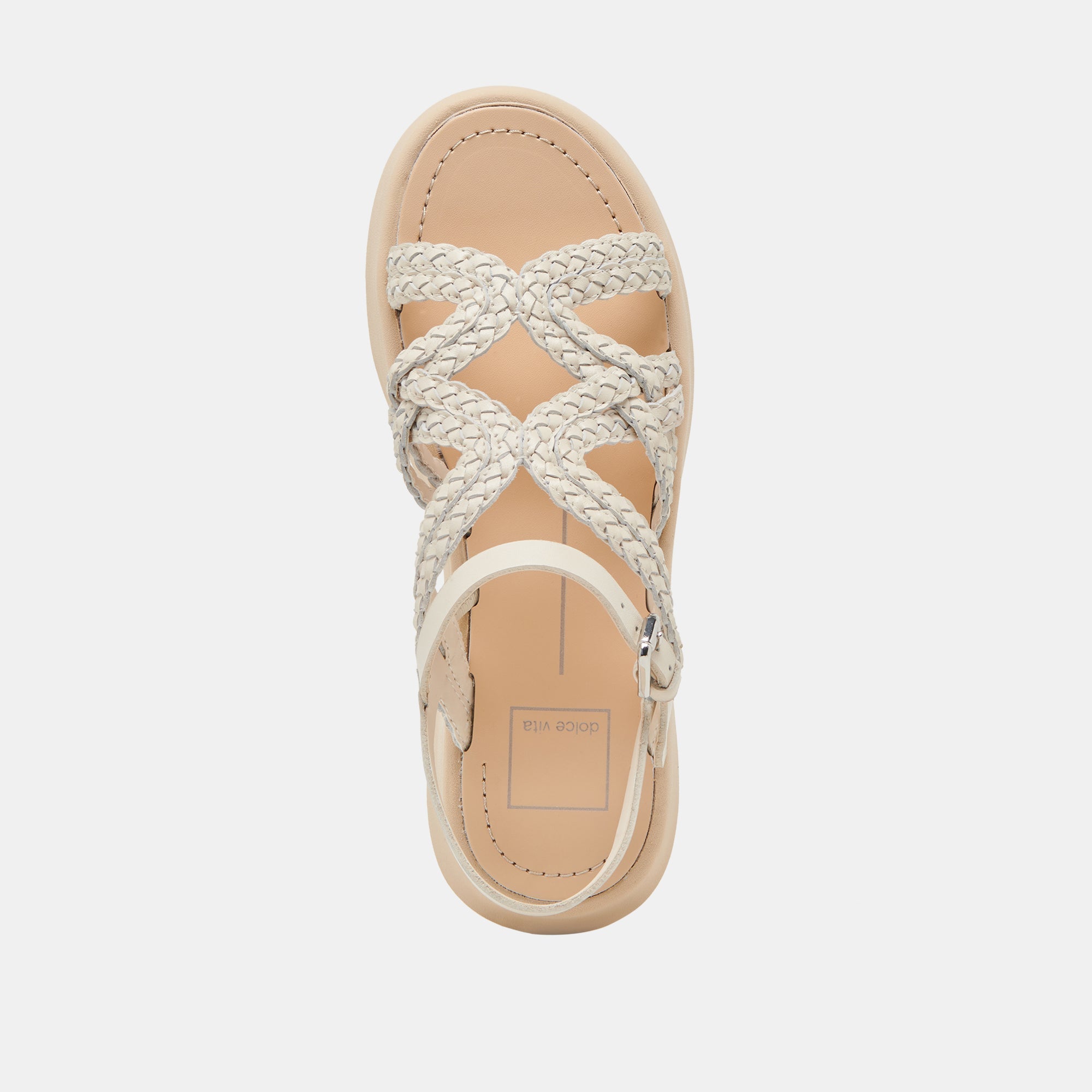 GATSBY SANDALS CREME LEATHER