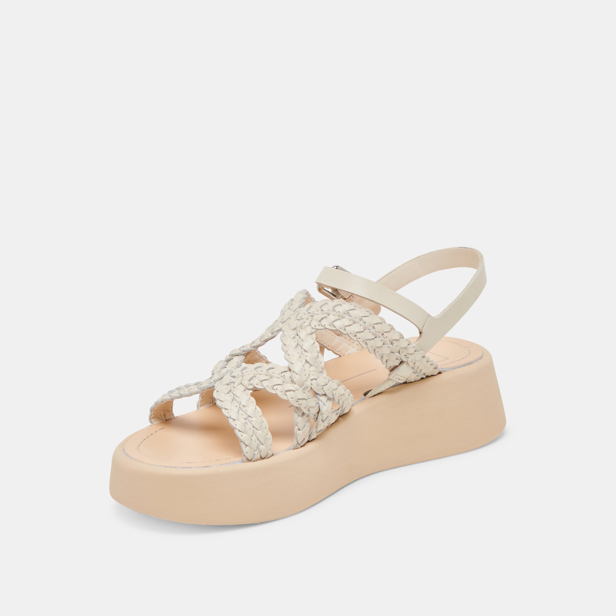 GATSBY SANDALS CREME LEATHER