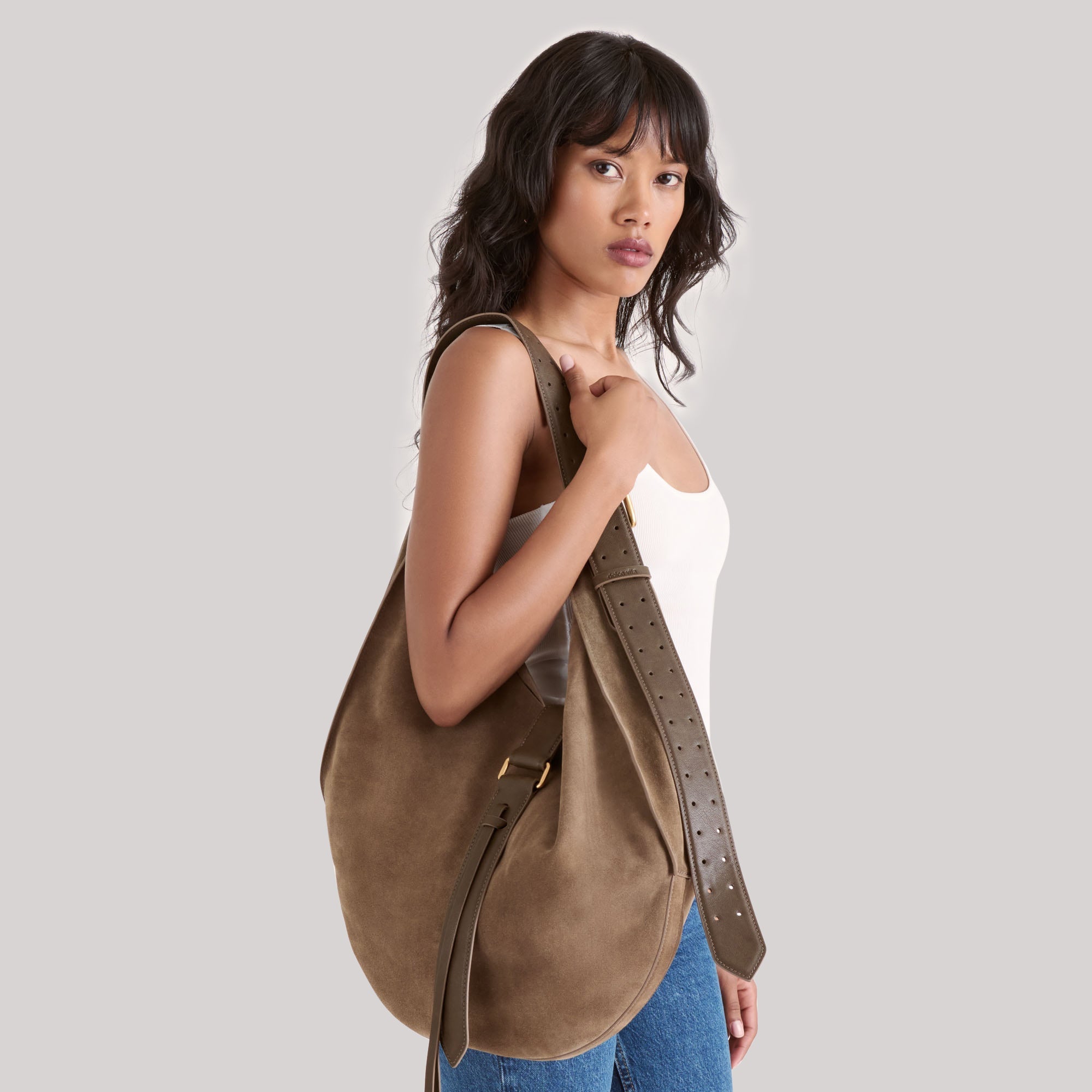 OAKLEY TOTE OLIVE SUEDE