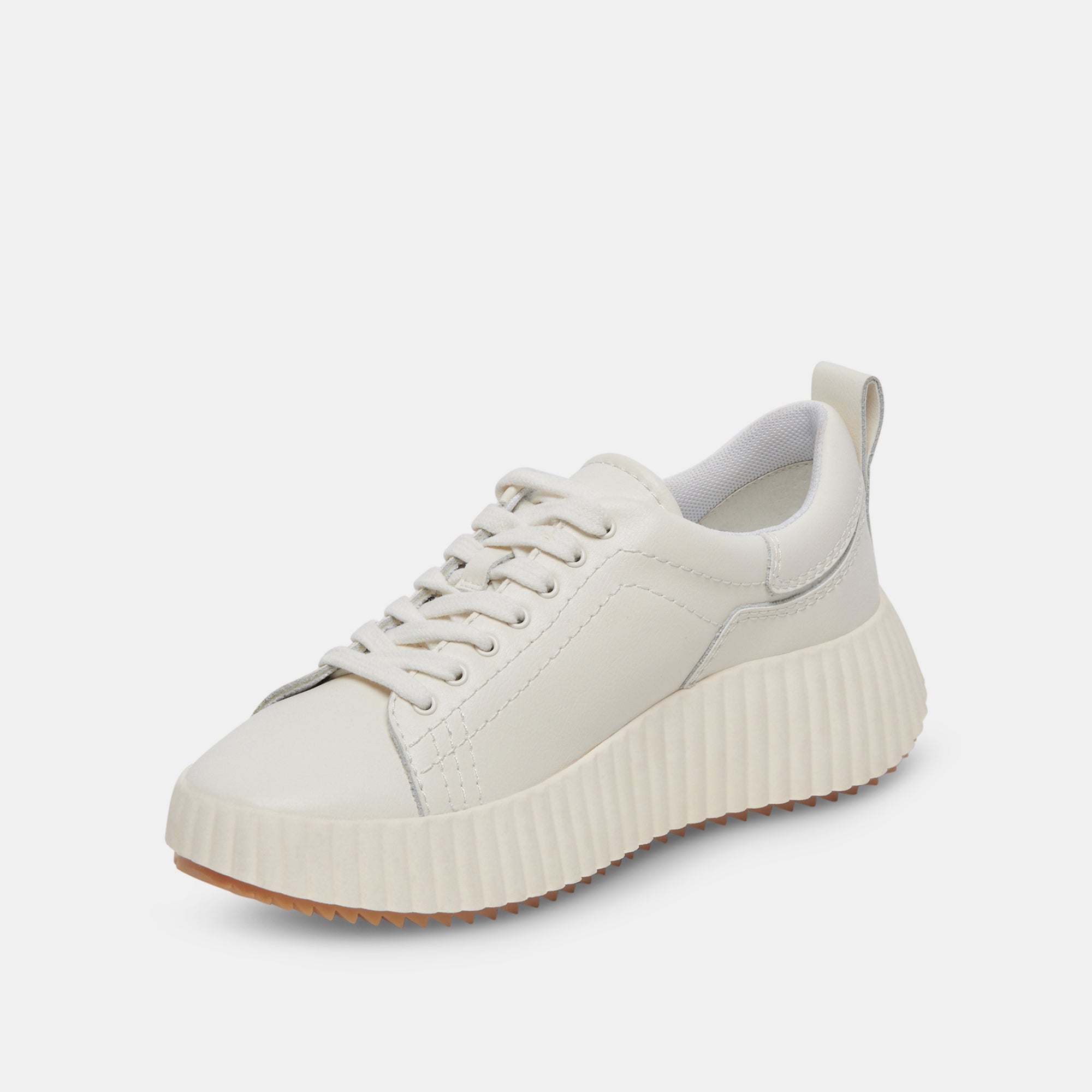 DEVOTE SNEAKERS WHITE LEATHER - re:vita