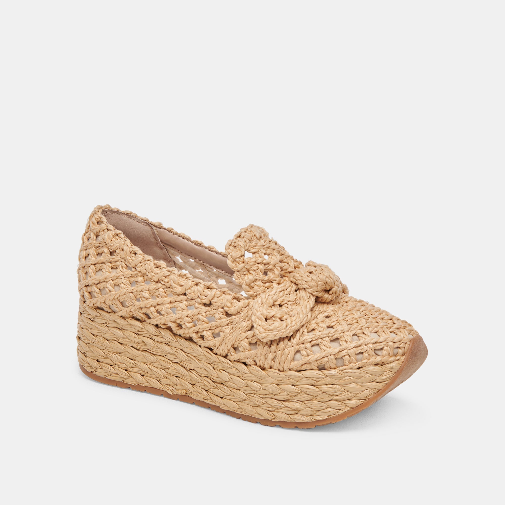 JAKA SNEAKERS LT NATURAL RAFFIA - re:vita