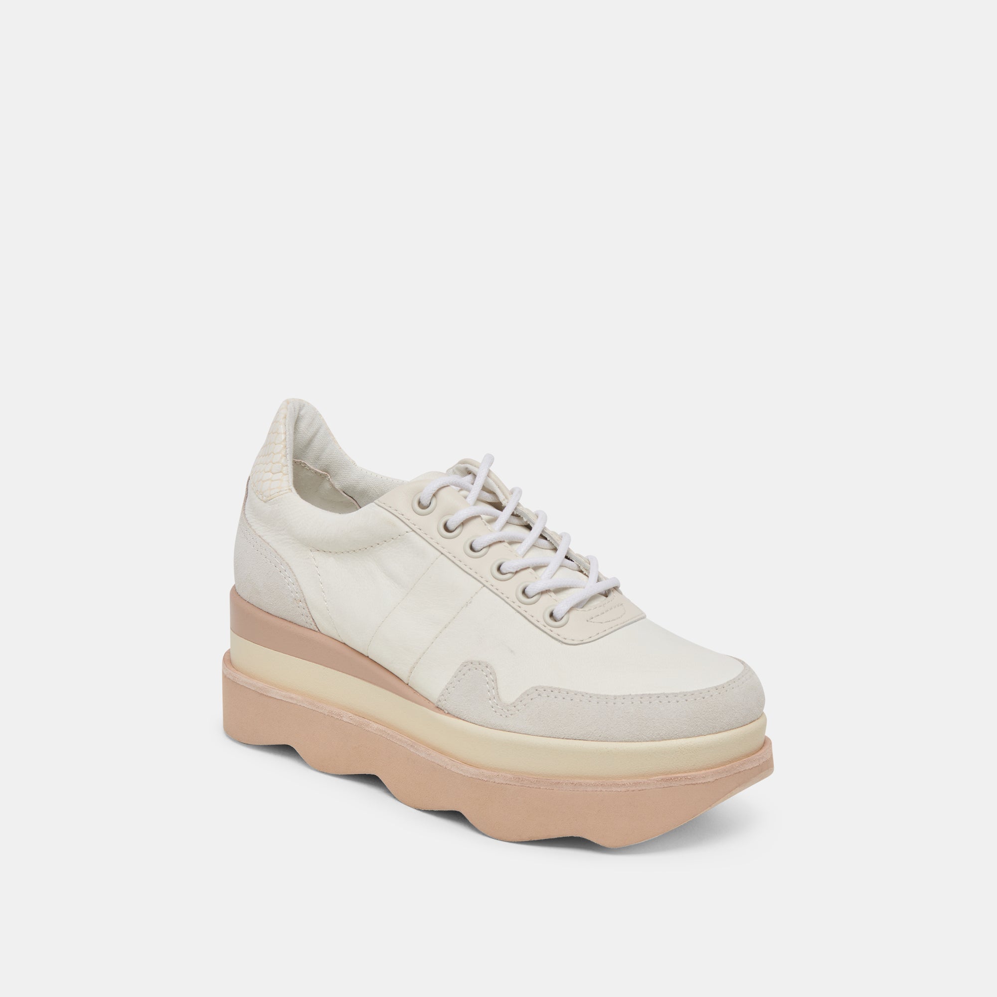 JAYNE SNEAKERS WHITE NUBUCK
