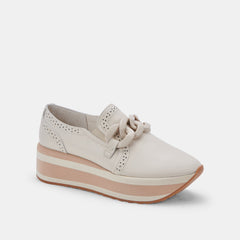 JHENEE SNEAKERS IVORY LEATHER - re:vita