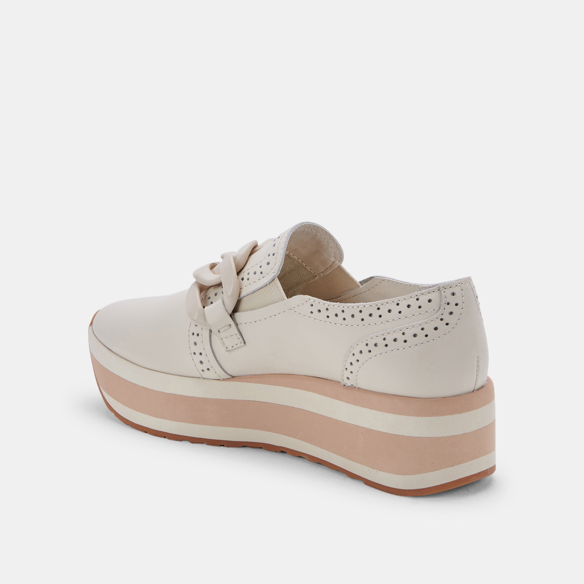 JHENEE SNEAKERS IVORY LEATHER - re:vita