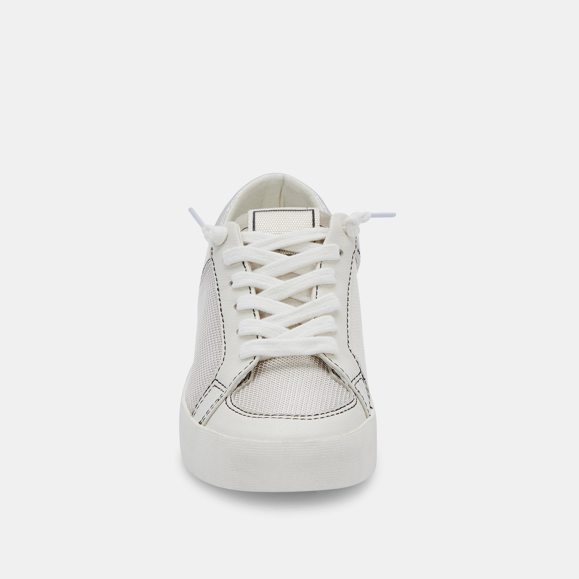 LEDGER SNEAKERS OFF WHITE LEATHER - re:vita