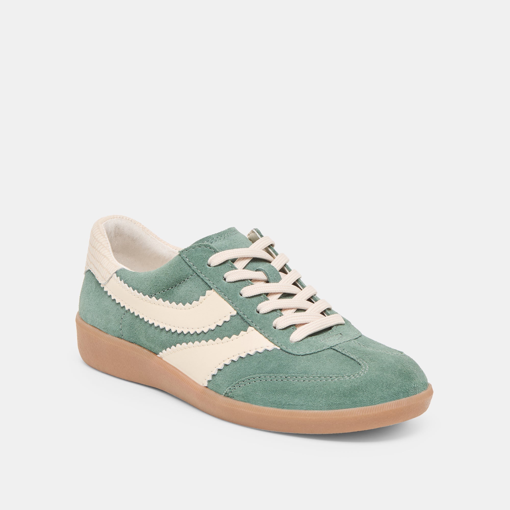 MERIT SNEAKERS DK GREEN SUEDE