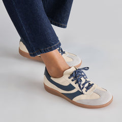 MERIT SNEAKERS WHITE NAVY LEATHER
