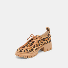 MILZA LOAFERS DK LEOPARD CALF HAIR