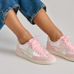 NOTICE X BYRDIE GOLF SNEAKERS PINK FLORAL NYLON