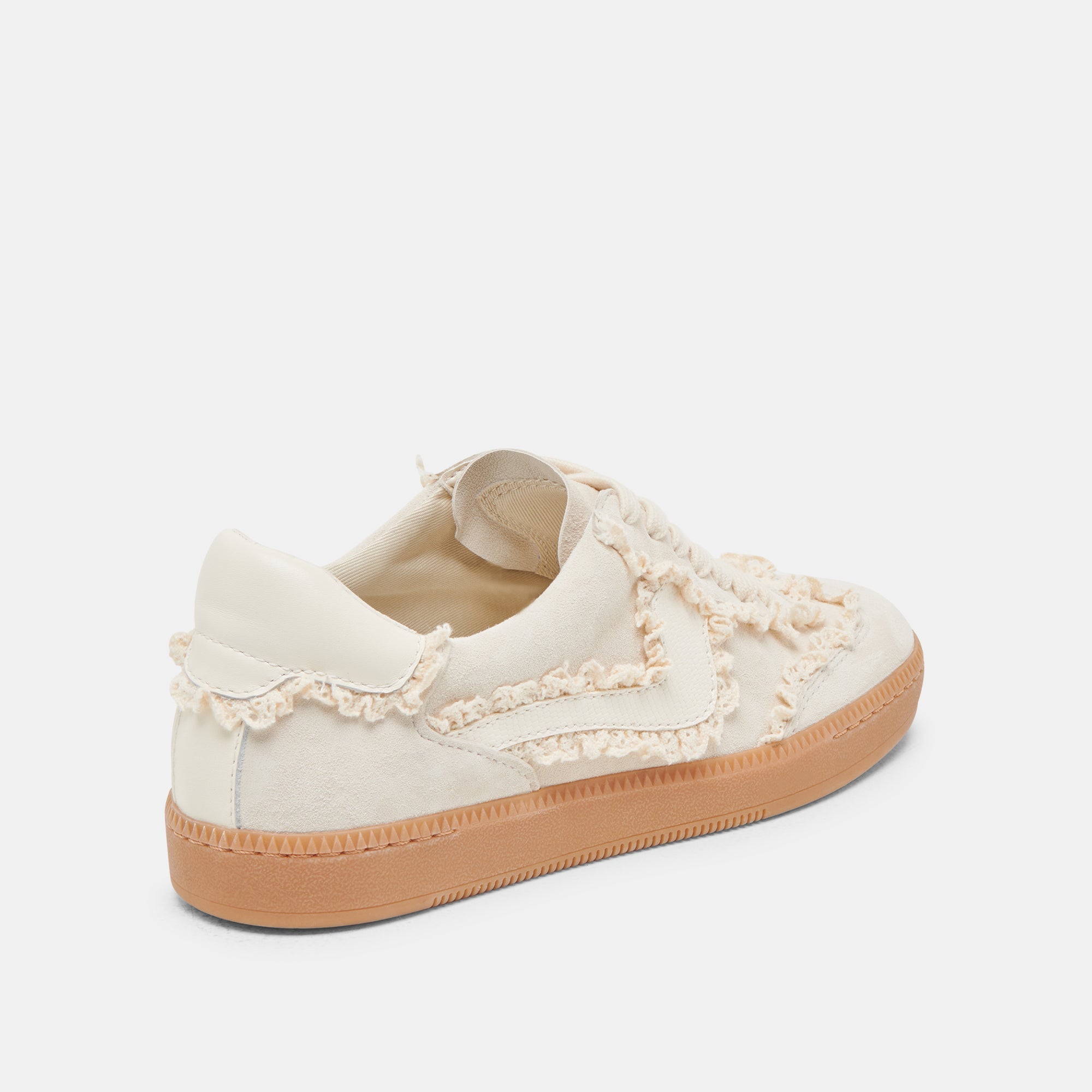 NOTICE LACE SNEAKERS IVORY SUEDE - re:vita