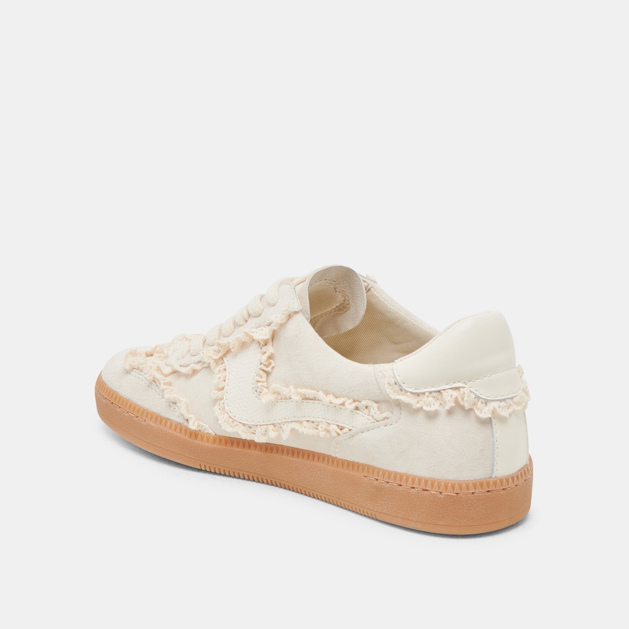 NOTICE LACE SNEAKERS IVORY SUEDE - re:vita