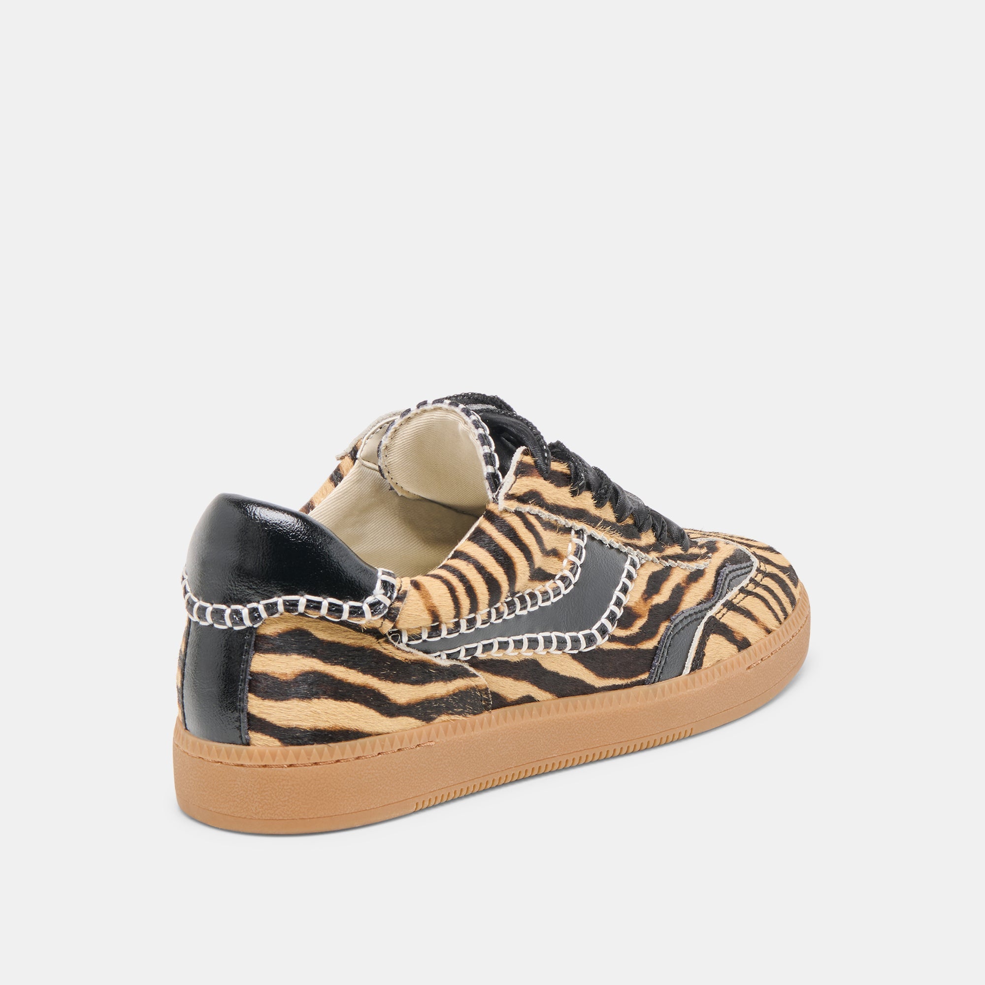 NOTICE STITCH SNEAKERS TIGER CALF HAIR