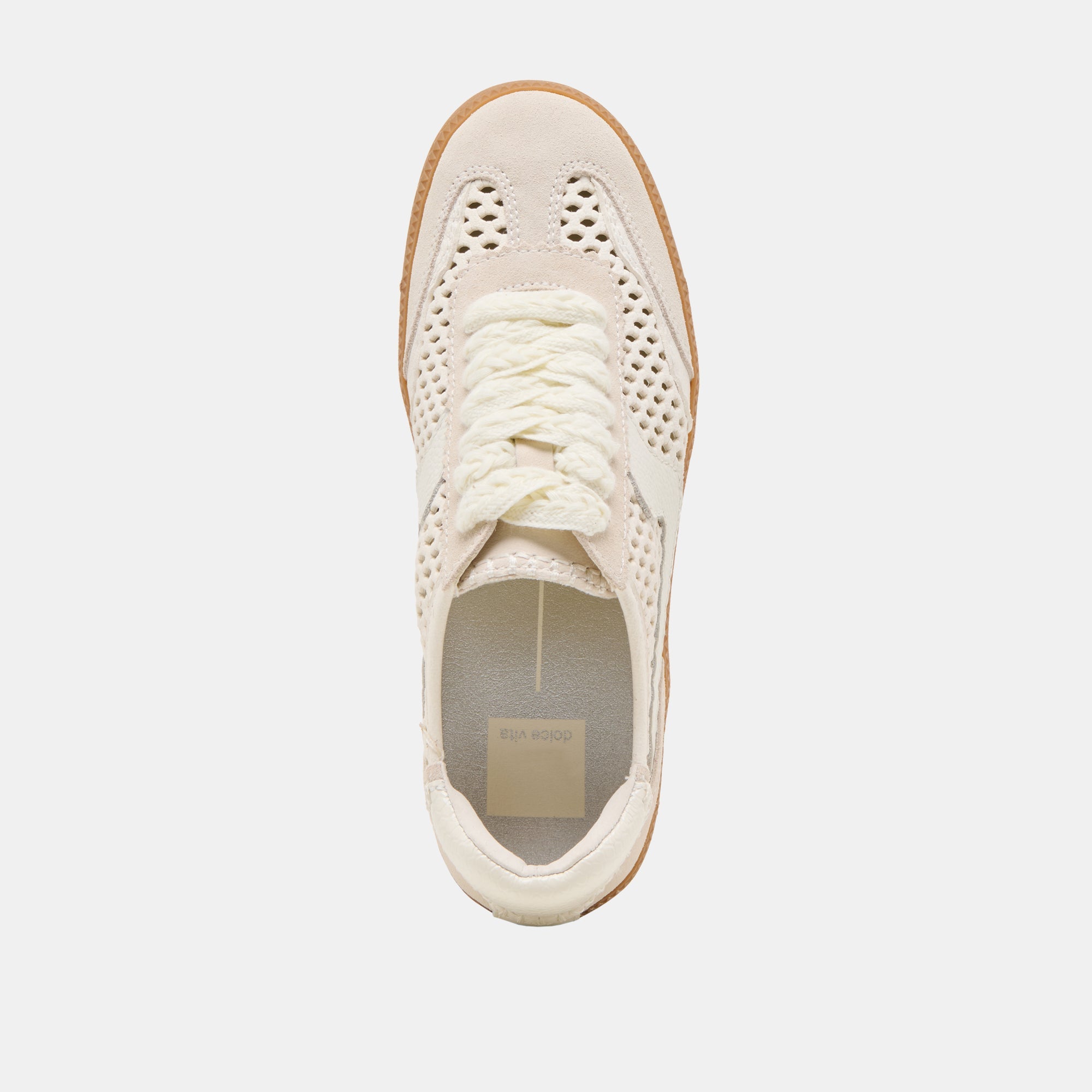 NOTICE SNEAKERS IVORY PERFORATED NUBUCK