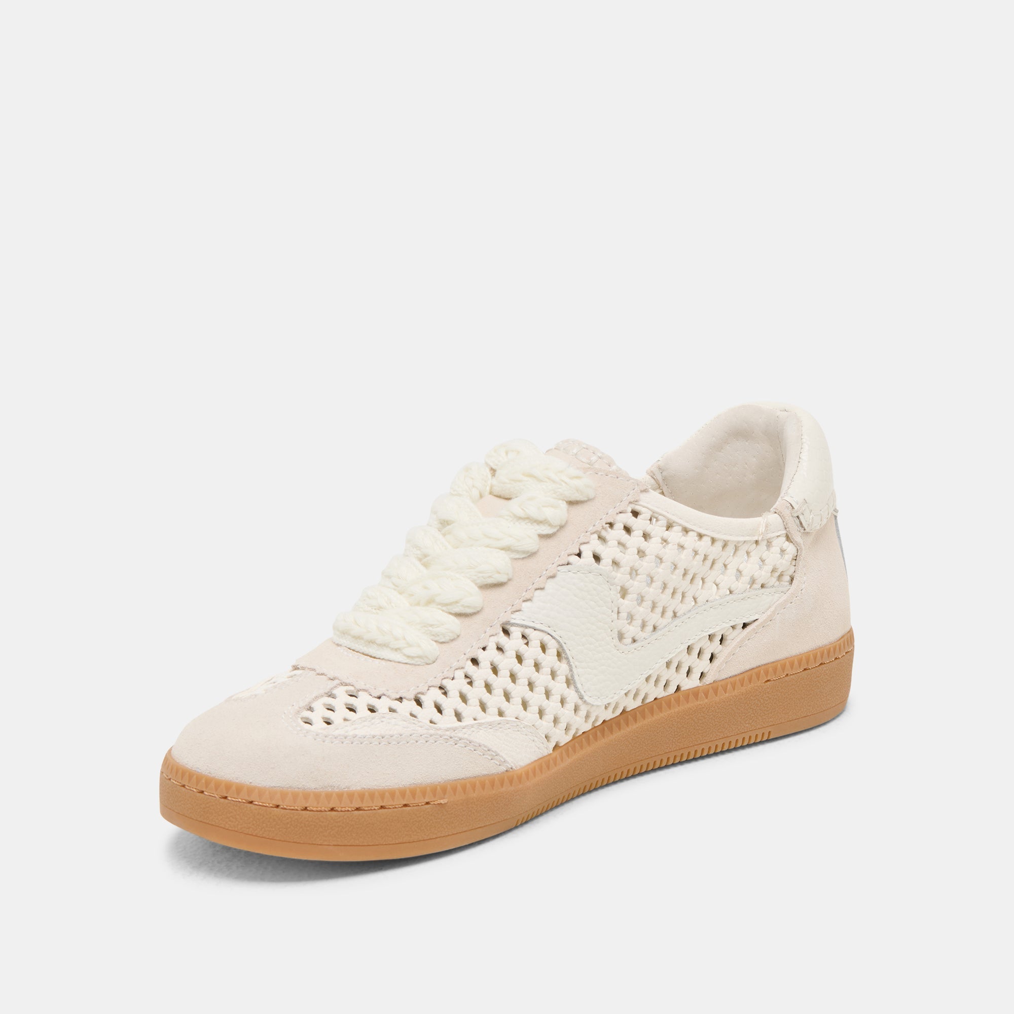 NOTICE SNEAKERS IVORY PERFORATED NUBUCK