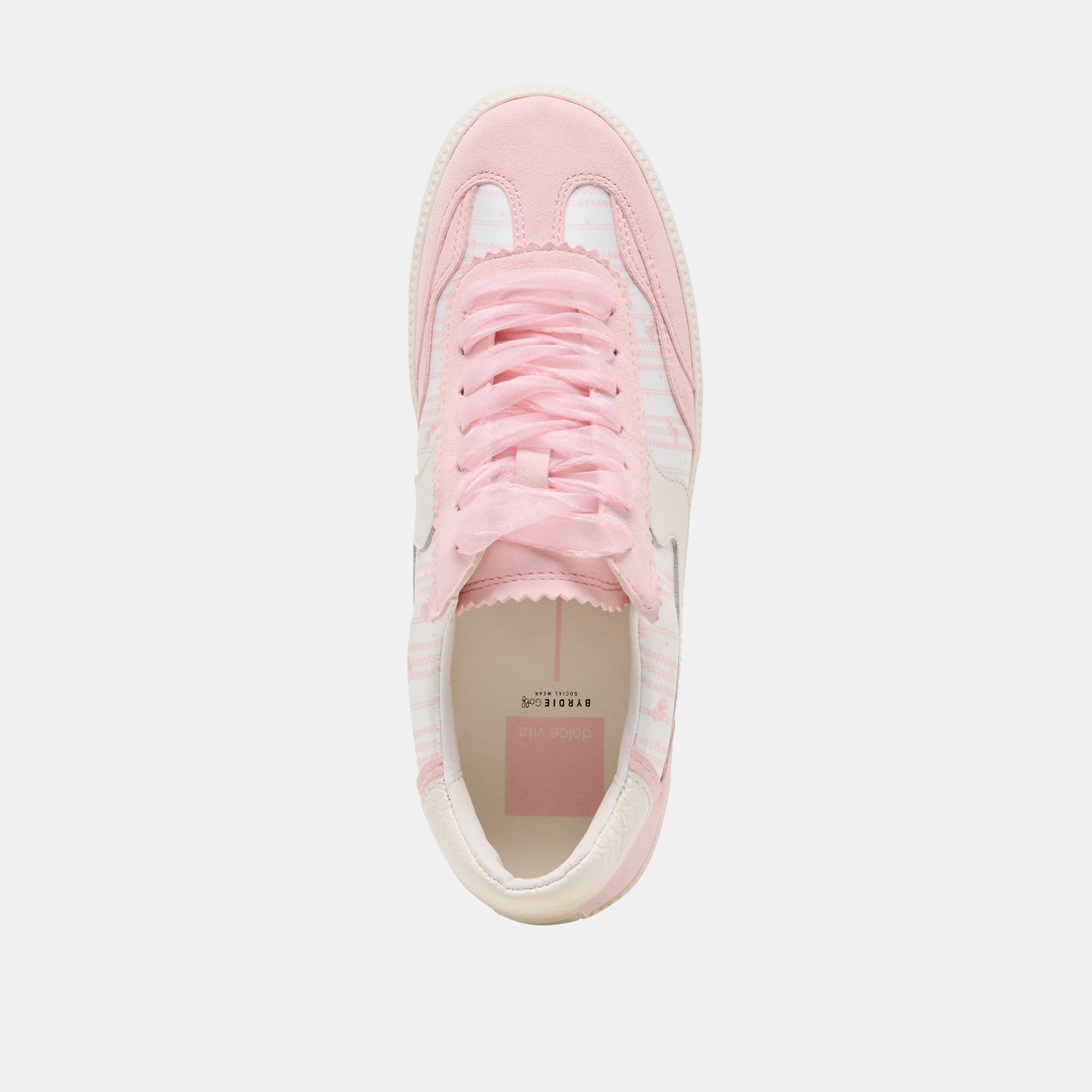 NOTICE X BYRDIE GOLF SNEAKERS PINK FLORAL NYLON