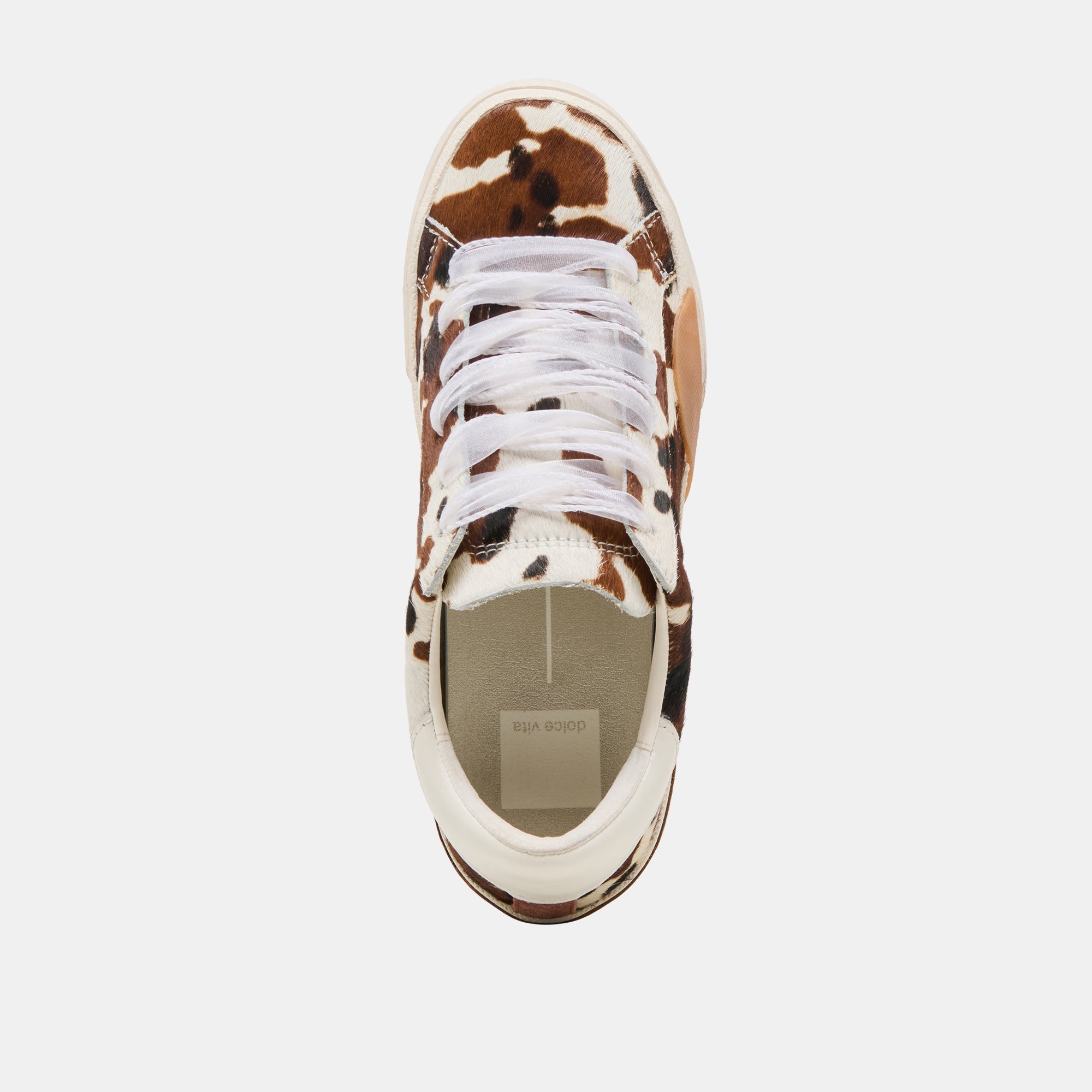 ZINA SNEAKERS COCOA TAURUS CALF HAIR