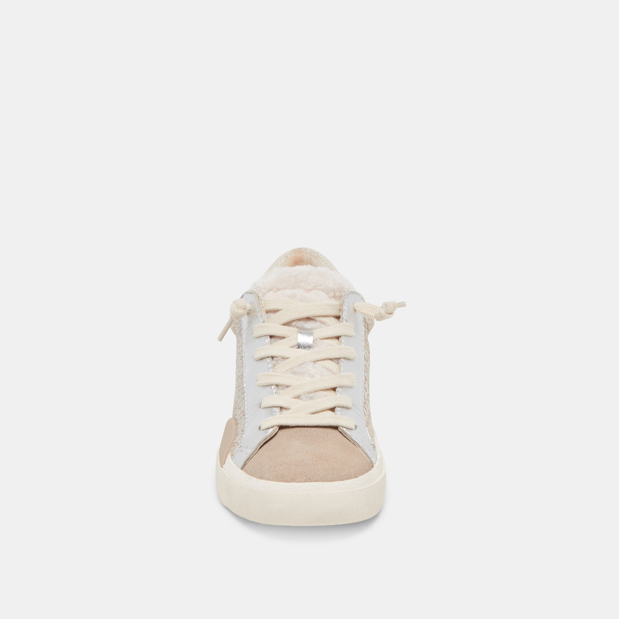 ZINA PLUSH SNEAKERS STONE CALF HAIR - re:vita
