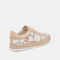 AZALIA SNEAKERS NATURAL MULTI FLORAL SEQUIN - re:vita
