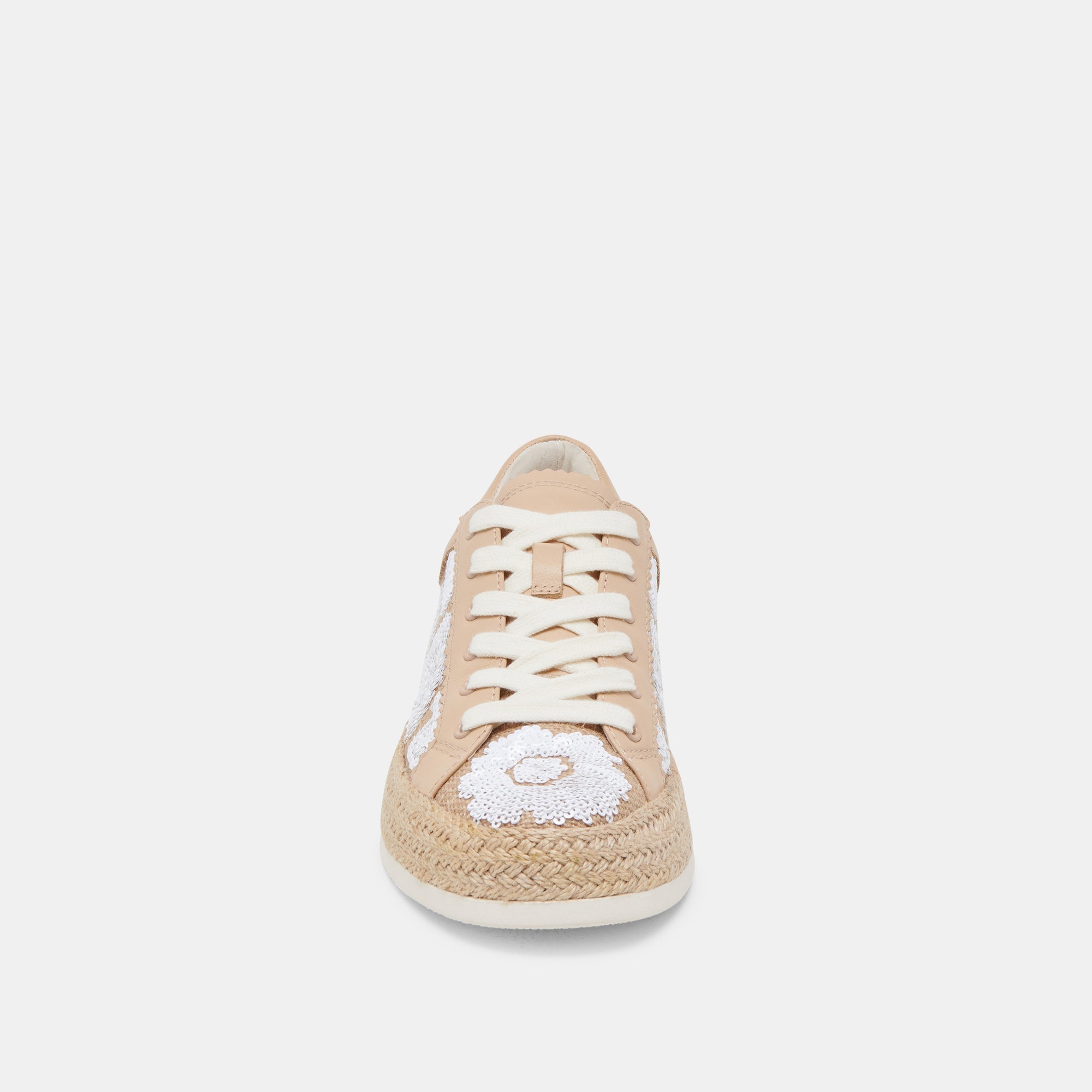 AZALIA SNEAKERS NATURAL MULTI FLORAL SEQUIN - re:vita