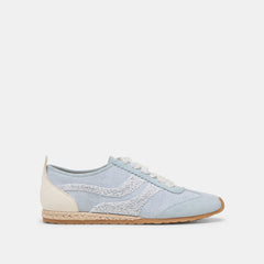 DREAM BEAD SNEAKERS BLUE MULTI BURLAP