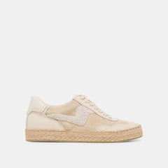 NOTICE ESPADRILLE BEAD SNEAKERS NATURAL MULTI BURLAP