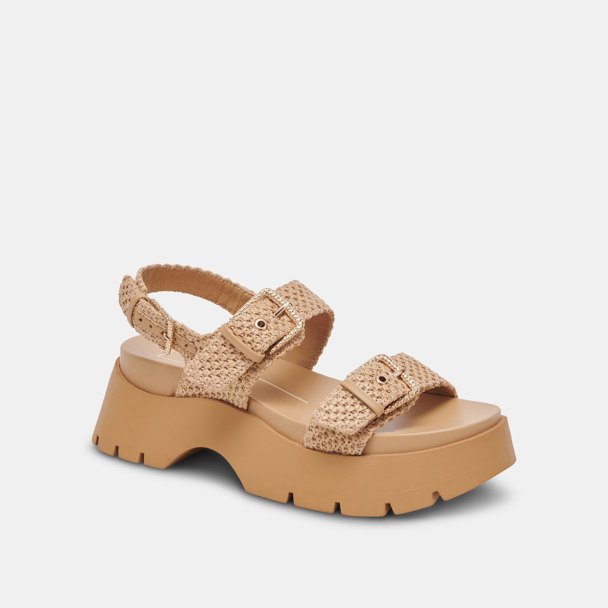 PALDA SANDALS NATURAL RAFFIA - re:vita