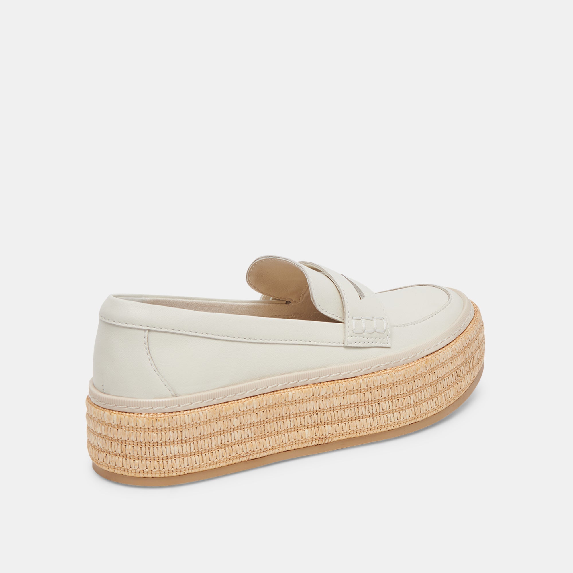 RANNA LOAFERS IVORY LEATHER - re:vita