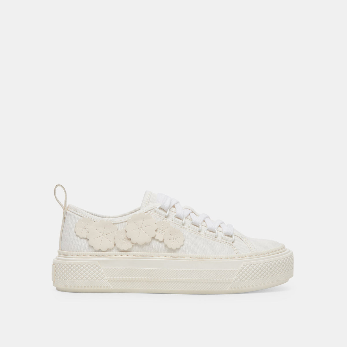 ROBBIN SNEAKERS WHITE CANVAS - re:vita