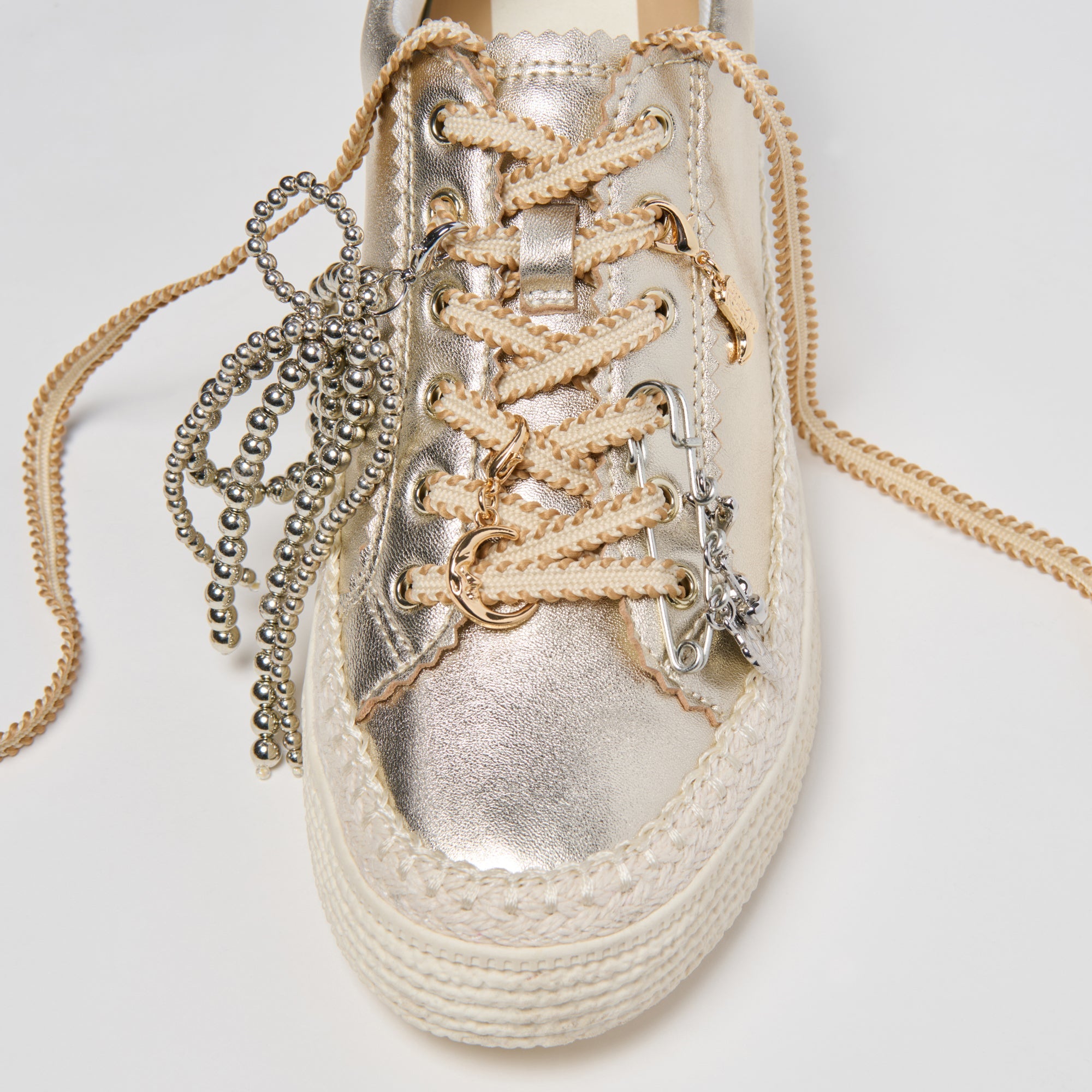 WHIPSTITCH LACE BROWN MULTI