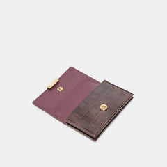 MINI-ME WALLET BROWN CROCO STELLA