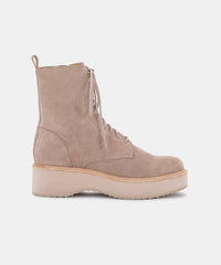 VELA BOOTS ALMOND SUEDE - re:vita
