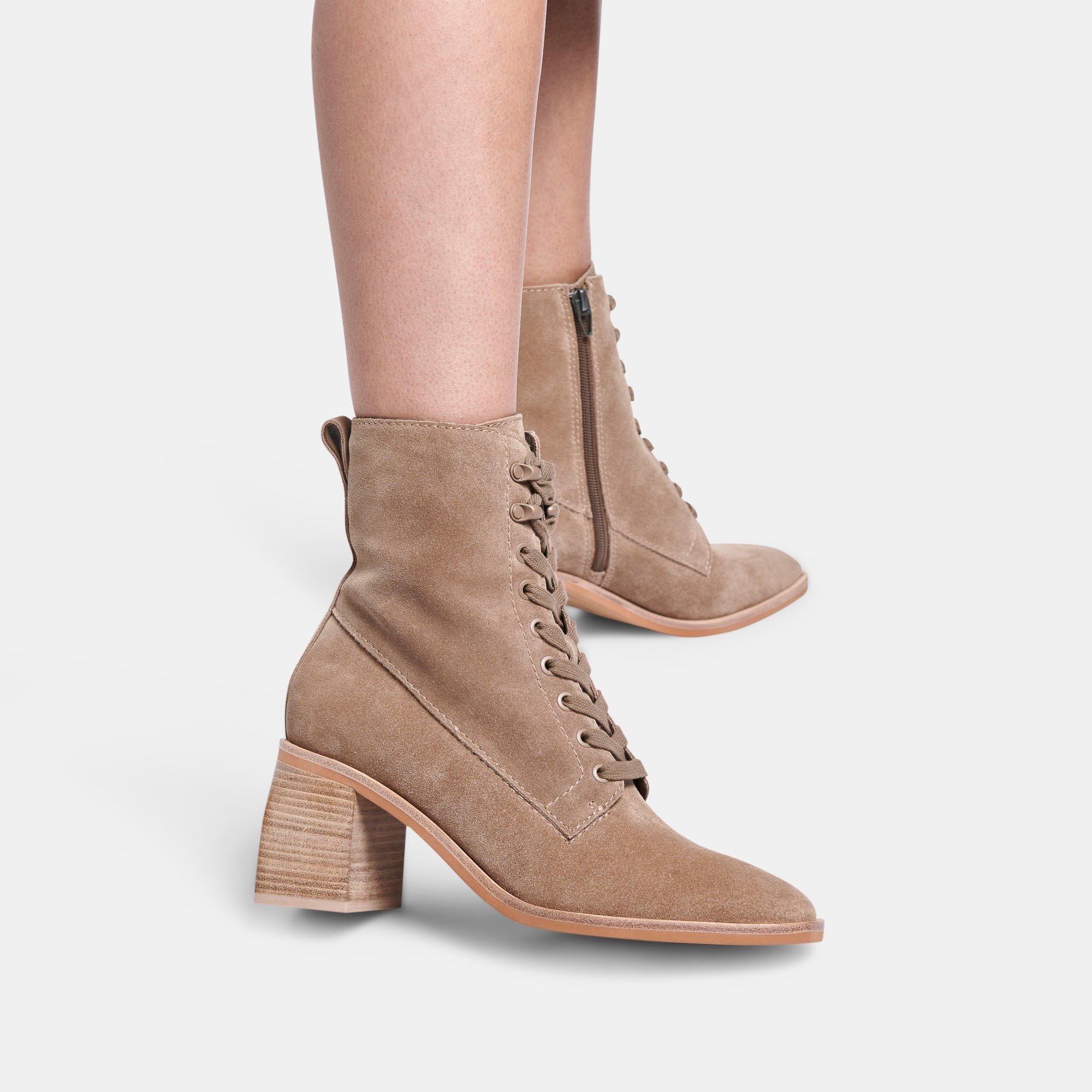 IDEN BOOTIES TRUFFLE SUEDE