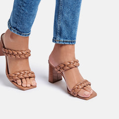 PAILY HEELS CARAMEL STELLA - re:vita