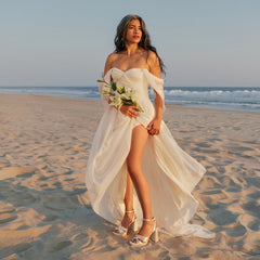 PARLO HEELS IVORY SATIN