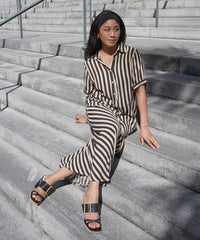 ONNIE HEELS ONYX RAFFIA - re:vita