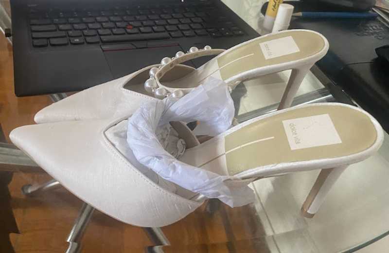 KANIKA PEARL HEELS VANILLA SILK - re:vita