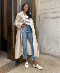 REIGN FLATS IVORY LEATHER - re:vita